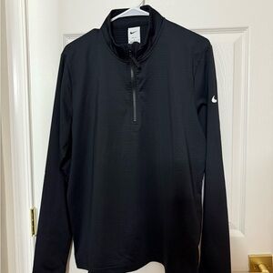 Nike Black Long Sleeve Quarter-Zip Top